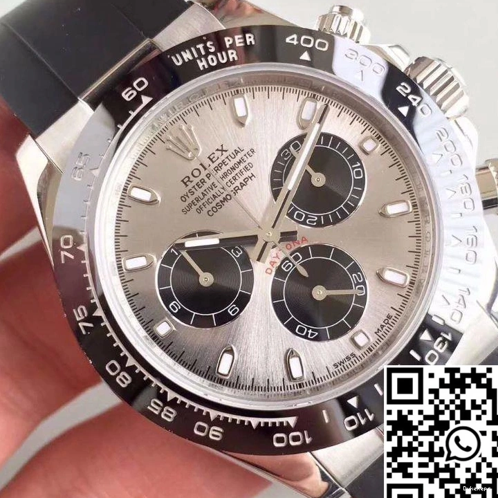 AR Factory Rolex 116519LN Dial Daytona Silver Cosmograph 0325
